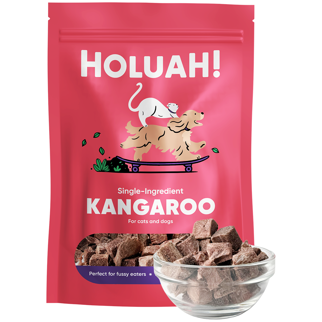 Holuah! Freeze Dried Single Ingredient Treats for Cats & Dogs 70g - 9 Flavours (100% Real Meat)