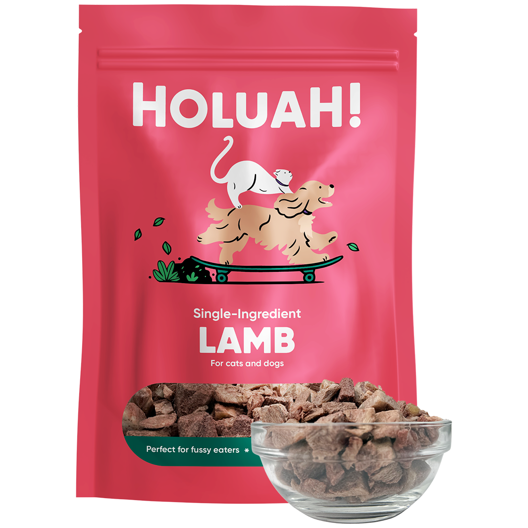 Holuah! Freeze Dried Single Ingredient Treats for Cats & Dogs 70g - 9 Flavours (100% Real Meat)
