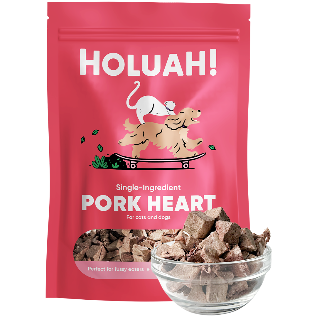Holuah! Freeze Dried Single Ingredient Treats for Cats & Dogs 70g - 9 Flavours (100% Real Meat)