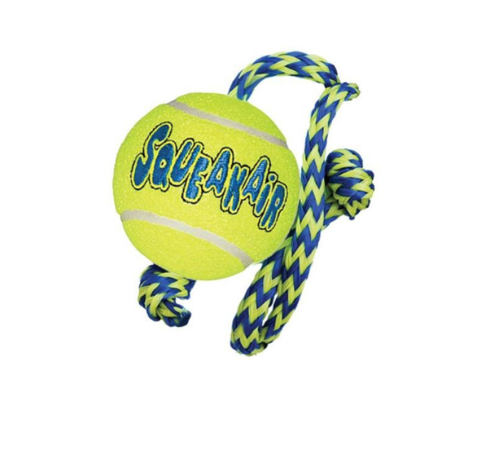 KONG Squeakair Ball W Rope (Medium)