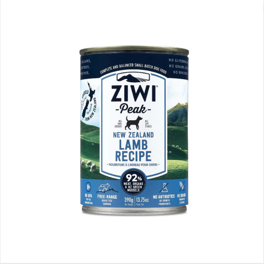 ZIWI Peak Dog Canned Food Lamb 390g
