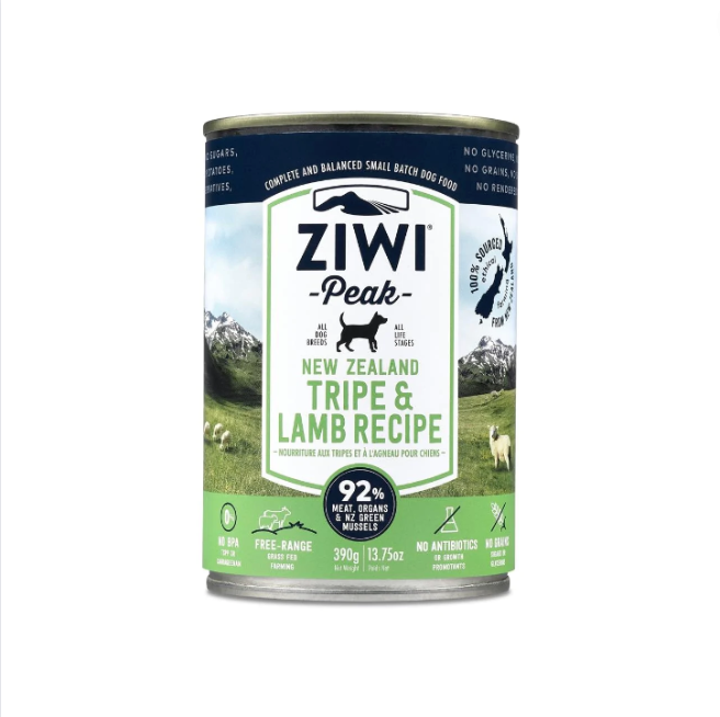 ZIWI Peak Dog Canned Food Tripe & Lamb 390g