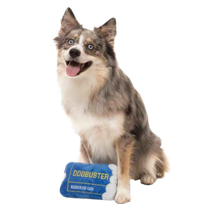 FuzzYard Dog Plush Toy - Dogbuster Membership Card