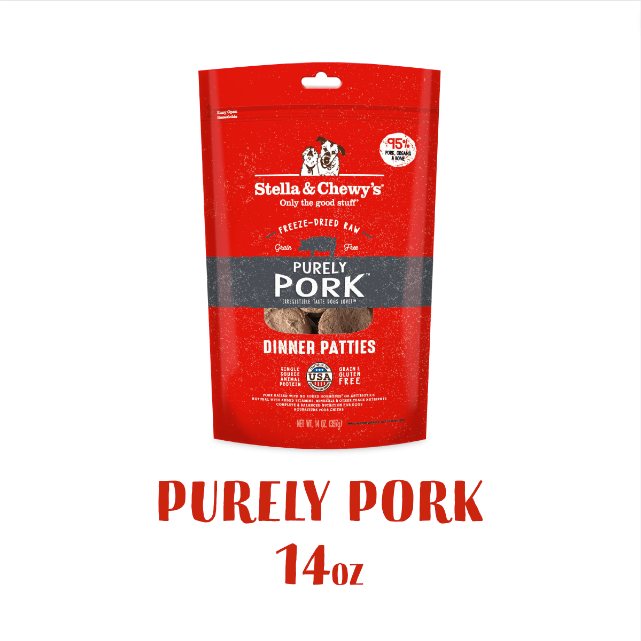 Stella & Chewy's Freeze Dried Dinner Patties Pork (14OZ)