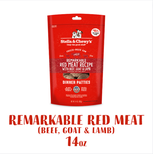 Stella & Chewy's Freeze Dried Dinner Patties Red Meat (14OZ)