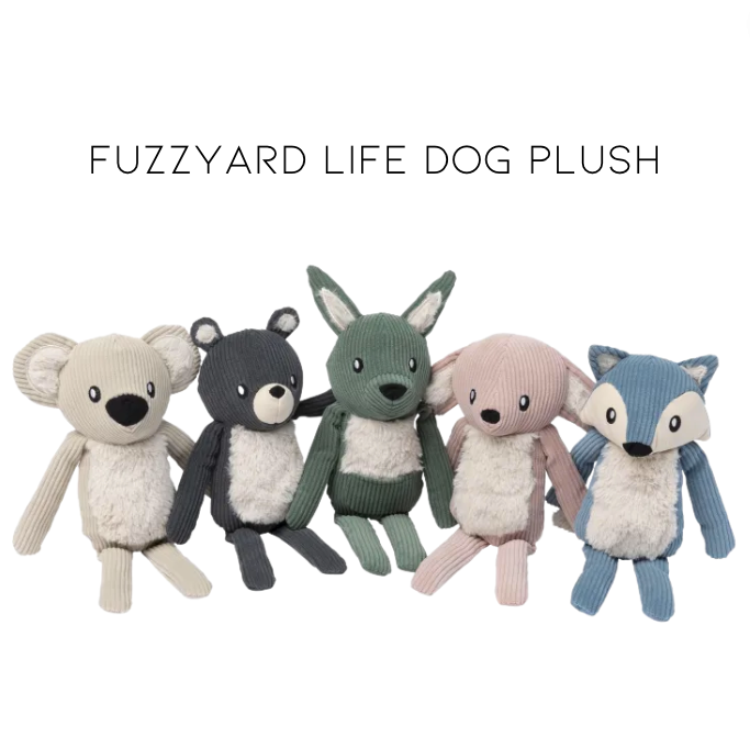 FuzzYard Life Dog Plush Toys - Animal Collection