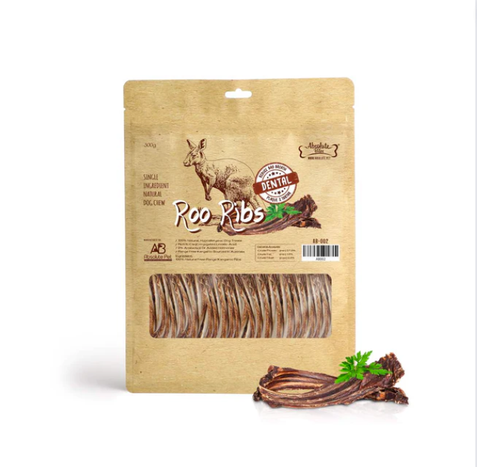 Absolute Bites Sensitive Kangaroo Ribs 280g