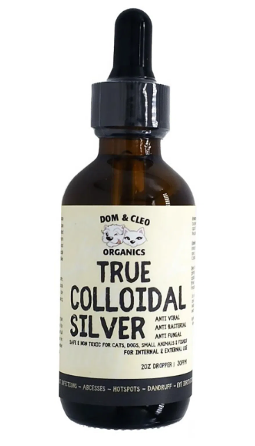 Dom & Cleo Colloidal Silver Dropper/Spray (2OZ)